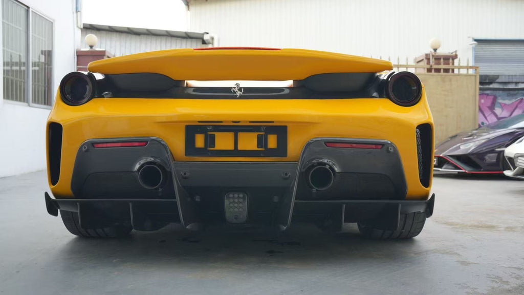 Ferrari 488 GTB & Spider Aftermarket Parts Aero Republic Rear Bumper ...