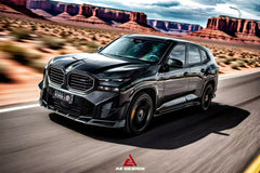 BMW XM / XM Label Red G09 2023-ON with Aftermarket Parts - AE Front Lip Pre-preg Carbon Fiber from ArmorExtend