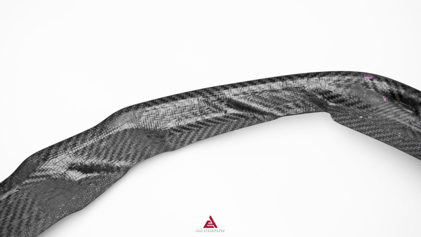 Audi S7 A7 (with S-bumper) C8 2019-ON with Aftermarket Parts - ART V2 Style Front Lip Dry Pre-preg Carbon Fiber from ArmorExtend