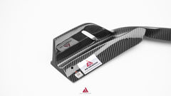 Audi S7 A7 (with S-bumper) C8 2019-ON with Aftermarket Parts - ART V2 Style Front Lip Dry Pre-preg Carbon Fiber from ArmorExtend