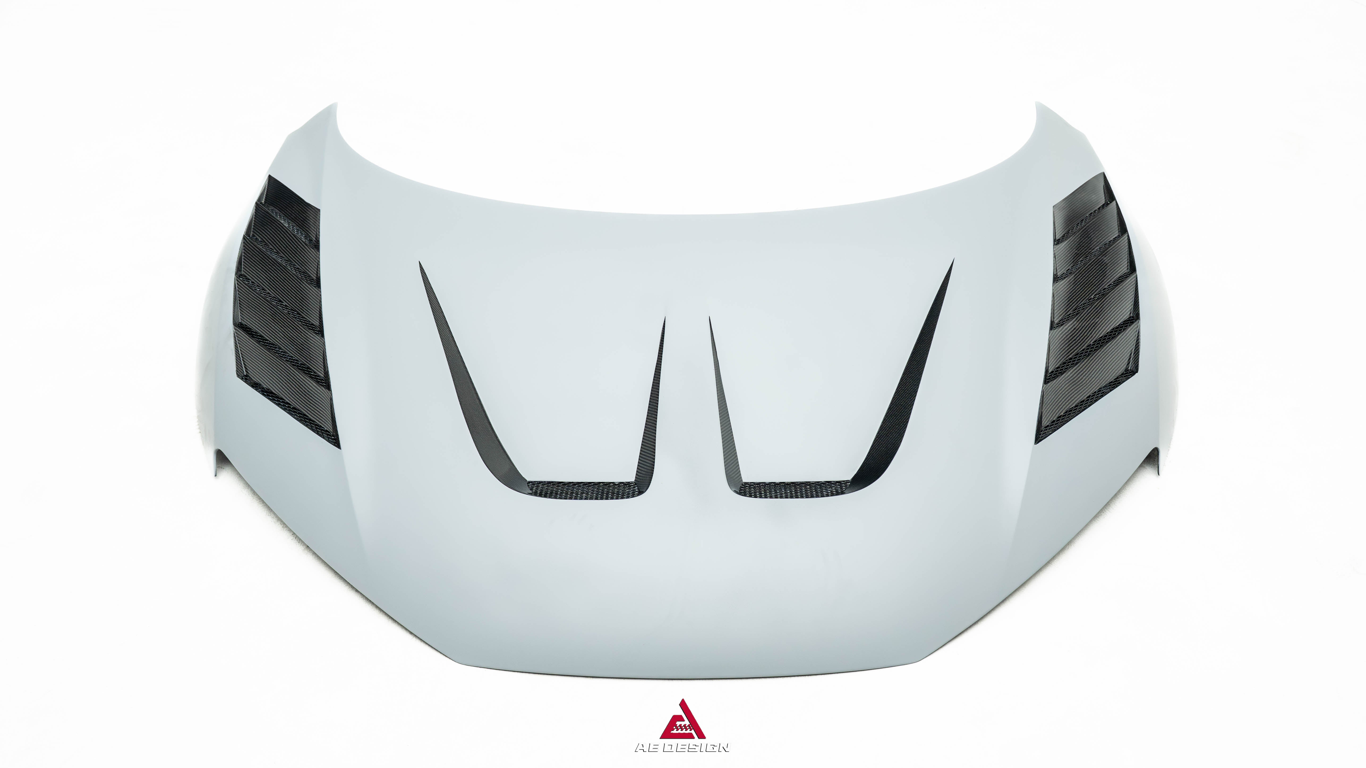 Audi R8 Gen 2 2017 2018 2019 2020 2021 2022 2023 with Aftermarket Parts - AE Style Hood Bonnet Double-sided Carbon Fiber / Partial Carbon Fiber from ArmorExtend