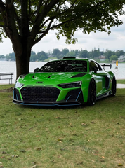 Audi R8 Gen 2 2017 2018 2019 2020 2021 2022 2023 with Aftermarket Parts - AE Style Hood Bonnet Double-sided Carbon Fiber / Partial Carbon Fiber from ArmorExtend