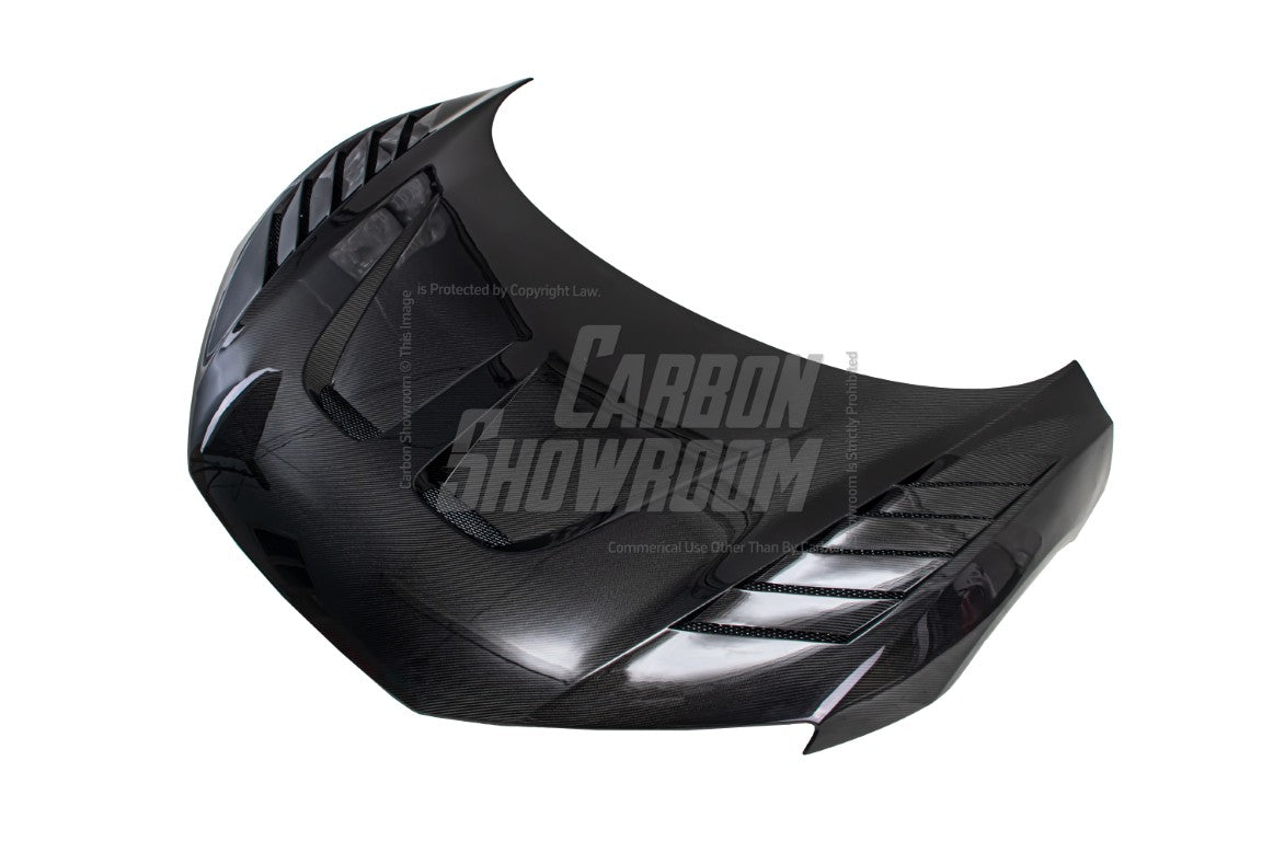 Audi R8 Gen 2 2017 2018 2019 2020 2021 2022 2023 with Aftermarket Parts - AE Style Hood Bonnet Double-sided Carbon Fiber / Partial Carbon Fiber from ArmorExtend