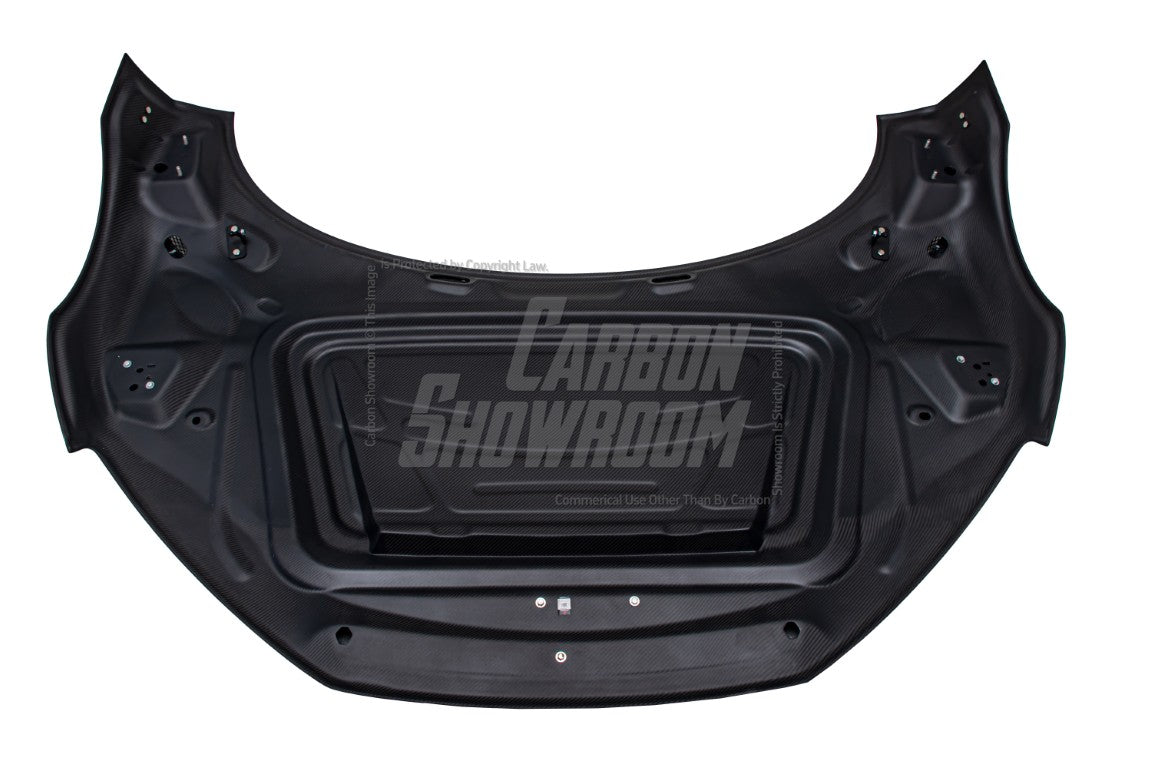 Audi R8 Gen 2 2017 2018 2019 2020 2021 2022 2023 with Aftermarket Parts - AE Style Hood Bonnet Double-sided Carbon Fiber / Partial Carbon Fiber from ArmorExtend