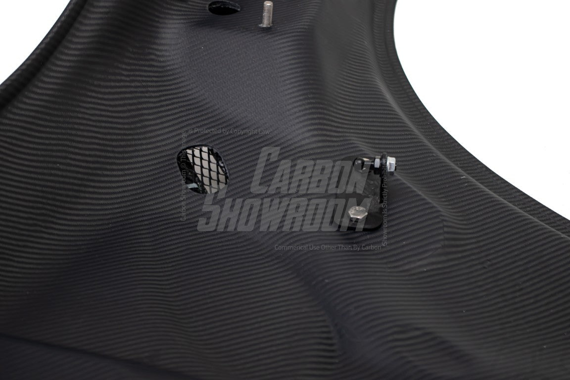 Audi R8 Gen 2 2017 2018 2019 2020 2021 2022 2023 with Aftermarket Parts - AE Style Hood Bonnet Double-sided Carbon Fiber / Partial Carbon Fiber from ArmorExtend