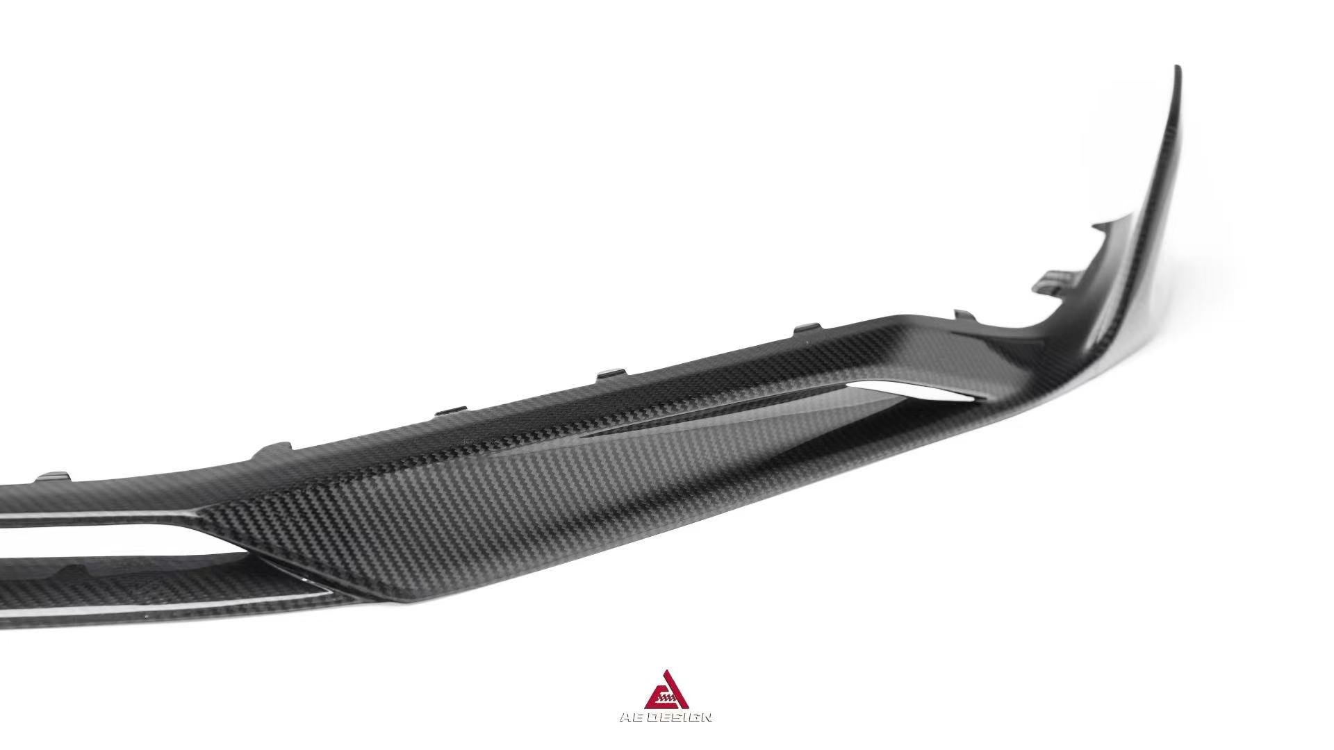 Audi R8 Gen 2 Facelift 2020 2021 2022 2023 with Aftermarket Parts - ART Front Lip Dry Pre-preg Carbon Fiber from ArmorExtend