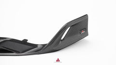 Audi R8 Gen 2 Facelift 2020 2021 2022 2023 with Aftermarket Parts - ART Front Lip Dry Pre-preg Carbon Fiber from ArmorExtend