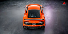 Audi R8 Gen 2 Facelift 2020 2021 2022 2023 with Aftermarket Parts - ART Rear Diffuser Dry Pre-preg Carbon Fiber from ArmorExtend
