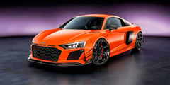Audi R8 Gen 2 Facelift 2020 2021 2022 2023 with Aftermarket Parts - ART Front Lip Dry Pre-preg Carbon Fiber from ArmorExtend