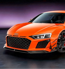 Audi R8 Gen 2 Facelift 2020 2021 2022 2023 with Aftermarket Parts - ART Front Lip Dry Pre-preg Carbon Fiber from ArmorExtend