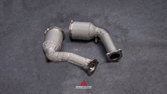 Audi RS4 B9 B9.5 2018-ON with Aftermarket Parts - 200 & 300 & 400 CELL Downpipe Stainless Steel / Titanium?from?ArmorExtend