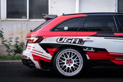 Audi RS4 B9 / B9.5 2018 2019 2020 2021 2022 2023 2024 with Aftermarket Parts - AE Rear Diffuser & Canards Carbon Fiber from ArmorExtend