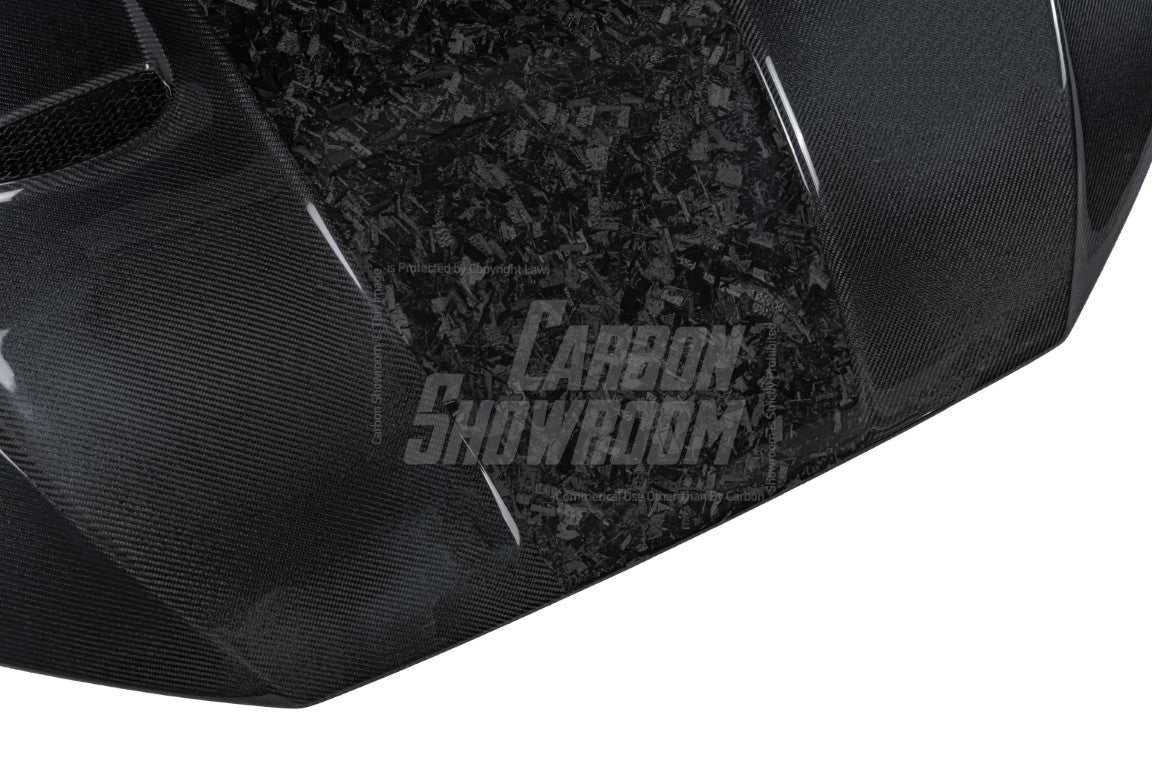 Audi RS4 B9 B9.5 2018-ON & S4 / A4 / A4 Allroad / A4 Avant B9 B9.5 2017 2018 2019 2020 2021 2022 2023 2024 with Aftermarket Parts - AE Style Hood Bonnet Carbon Fiber from ArmorExtend