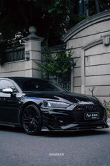 Audi RS5 B9.5 2020 2021 2022 2023 2024 2025with Aftermarket Parts - AE Style Front Lip Carbon Fiber from ArmorExtend