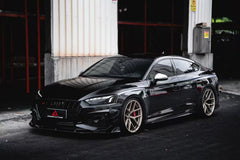 Audi RS5 B9.5 2020 2021 2022 2023 2024 2025with Aftermarket Parts - AE Style Front Lip Carbon Fiber from ArmorExtend