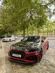 Audi RS5 S5 A5 B9 B9.5 2017 2018 2019 2020 2021 2022 2023 2024 2025 with Aftermarket Parts - AE Style Hood Bonnet Carbon Fiber from ArmorExtend