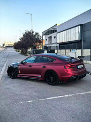 Audi RS5 B9.5 2020 2021 2022 2023 2024 Early 2025 with Aftermarket Parts - AE Style Rear Diffuser Carbon Fiber from ArmorExtend