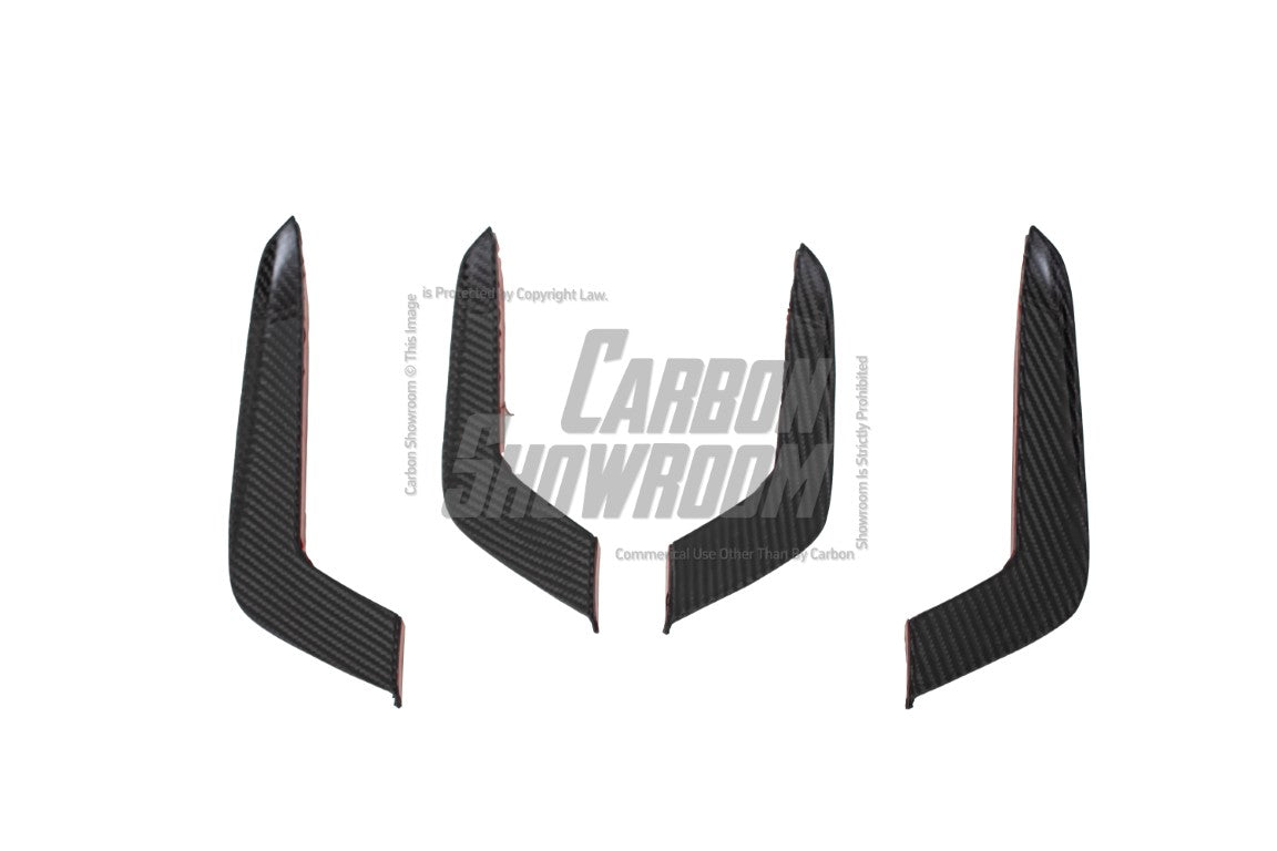 Audi RS5 B9.5 2020 2021 2022 2023 2024 with Aftermarket Parts - AE Style Front Canards Carbon Fiber from ArmorExtend