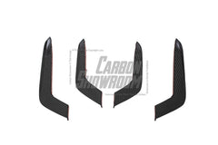 Audi RS5 B9.5 2020 2021 2022 2023 2024 with Aftermarket Parts - AE Style Front Canards Carbon Fiber from ArmorExtend