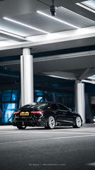 Audi RS5 B9.5 2020 2021 2022 2023 2024 Early 2025 with Aftermarket Parts - AE Style Rear Diffuser Carbon Fiber from ArmorExtend