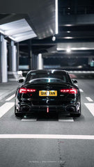 Audi RS5 B9.5 2020 2021 2022 2023 2024 Early 2025 with Aftermarket Parts - AE Style Rear Diffuser Carbon Fiber from ArmorExtend