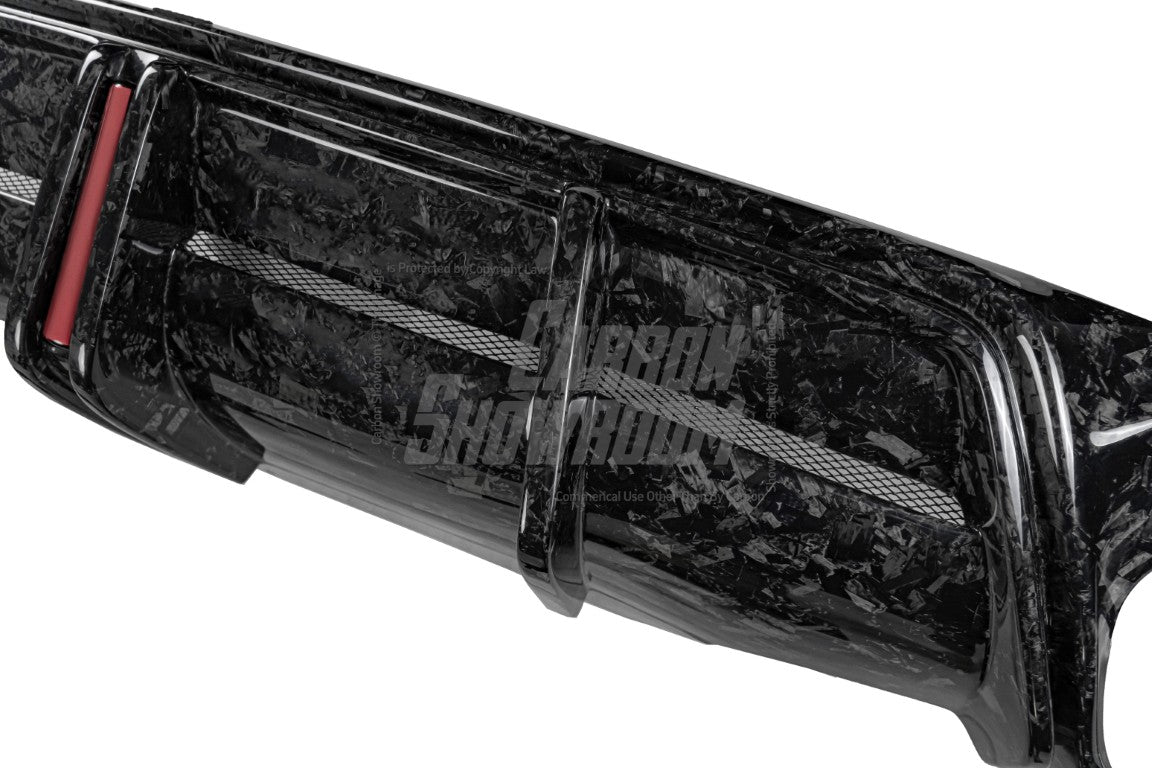 Audi RS5 B9.5 2020 2021 2022 2023 2024 with Aftermarket Parts - AE Style Rear Diffuser Carbon Fiber from ArmorExtend