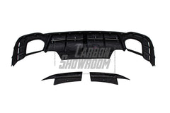 Audi RS5 B9.5 2020 2021 2022 2023 2024 with Aftermarket Parts - AE Style Rear Diffuser Carbon Fiber from ArmorExtend