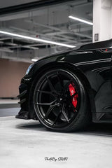 Audi RS5 B9.5 2020 2021 2022 2023 2024 2025with Aftermarket Parts - AE Style Front Lip Carbon Fiber from ArmorExtend