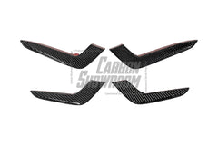 Audi RS5 B9.5 2020 2021 2022 2023 2024 with Aftermarket Parts - AE Style Front Canards Carbon Fiber from ArmorExtend