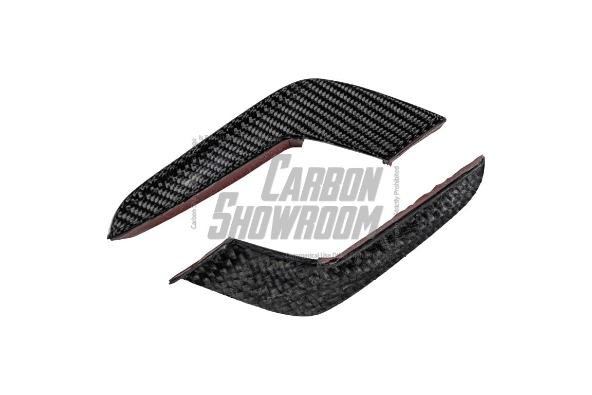 Audi RS5 B9.5 2020 2021 2022 2023 2024 with Aftermarket Parts - AE Style Front Canards Carbon Fiber from ArmorExtend