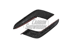 Audi RS5 B9.5 2020 2021 2022 2023 2024 with Aftermarket Parts - AE Style Front Canards Carbon Fiber from ArmorExtend