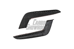 Audi RS5 B9.5 2020 2021 2022 2023 2024 with Aftermarket Parts - AE Style Front Canards Carbon Fiber from ArmorExtend