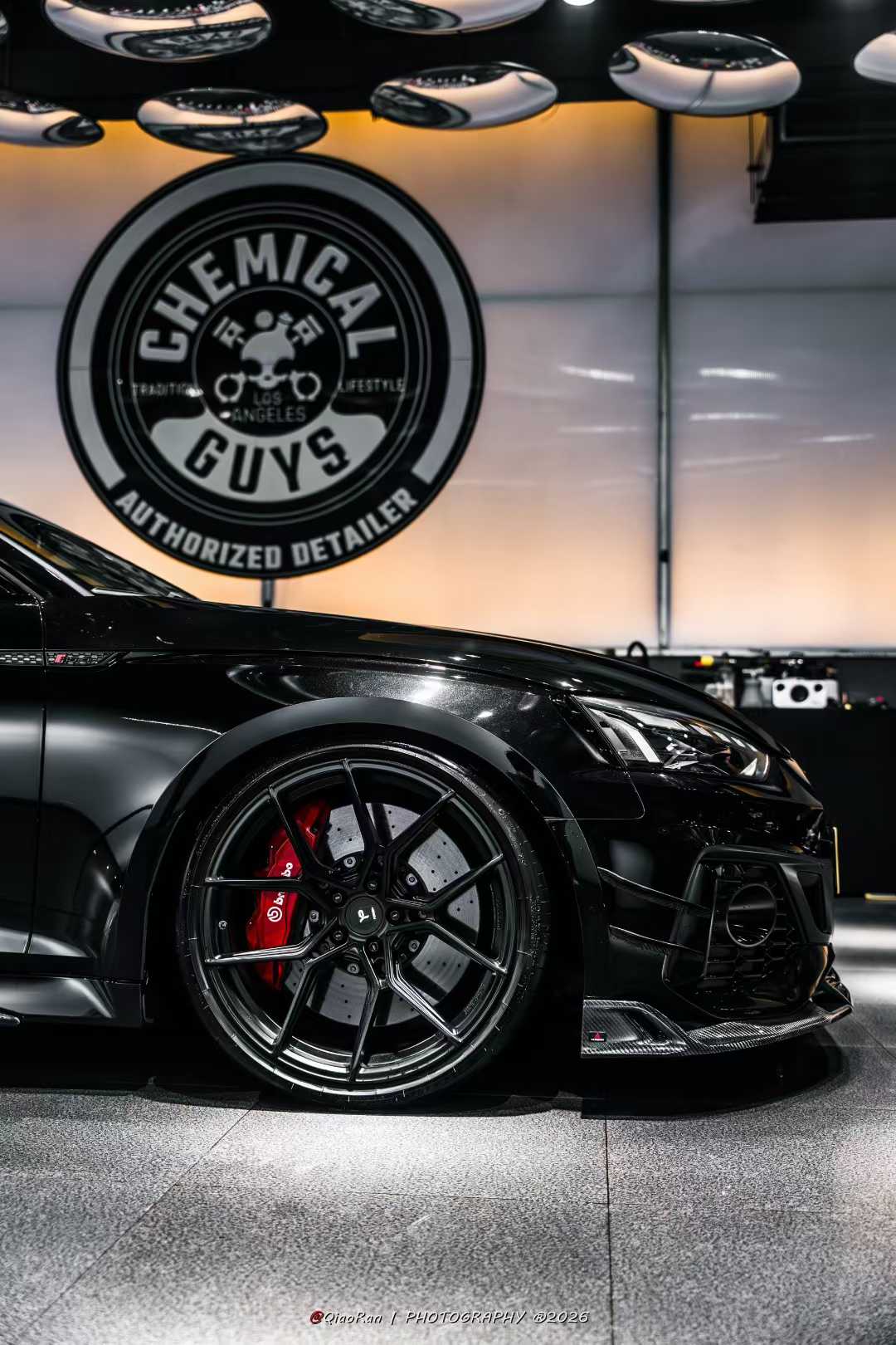 Audi RS5 B9.5 2020 2021 2022 2023 2024 2025 with Aftermarket Parts - AE V2 Style Front Canards Dry Pre-preg Carbon Fiber from ArmorExtend