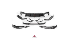Audi RS5 B9.5 2020 2021 2022 2023 2024 2025 with Aftermarket Parts - AE V2 Style Front Canards Dry Pre-preg Carbon Fiber from ArmorExtend
