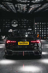 Audi RS5 B9.5 2020 2021 2022 2023 2024 2025 with Aftermarket Parts - AE V2 Style Rear Diffuser & Canards Dry Pre-preg Carbon Fiber from ArmorExtend