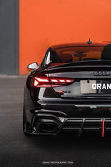 Audi RS5 B9.5 2020 2021 2022 2023 2024 2025 with Aftermarket Parts - AE V2 Style Rear Diffuser & Canards Dry Pre-preg Carbon Fiber from ArmorExtend