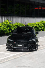 Audi RS5 B9.5 2020 2021 2022 2023 2024 2025 with Aftermarket Parts - AE V2 Style Front Canards Dry Pre-preg Carbon Fiber from ArmorExtend