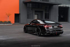 Audi RS5 B9.5 2020 2021 2022 2023 2024 2025 with Aftermarket Parts - AE V2 Style Rear Diffuser & Canards Dry Pre-preg Carbon Fiber from ArmorExtend