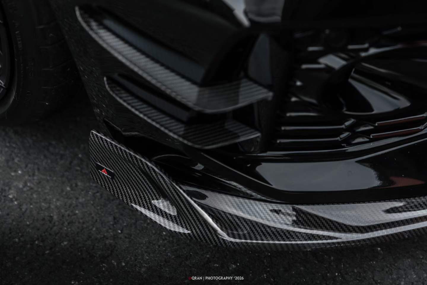 Audi RS5 B9.5 2020 2021 2022 2023 2024 2025 with Aftermarket Parts - AE V2 Style Front Lip Dry Pre-preg Carbon Fiber from ArmorExtend
