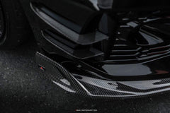 Audi RS5 B9.5 2020 2021 2022 2023 2024 2025 with Aftermarket Parts - AE V2 Style Front Lip Dry Pre-preg Carbon Fiber from ArmorExtend
