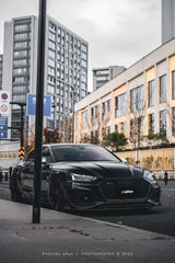 Audi RS5 B9.5 2020 2021 2022 2023 2024 2025with Aftermarket Parts - AE Style Front Lip Carbon Fiber from ArmorExtend