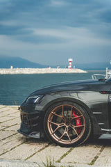Audi RS5 B9 B9.5 2017 2018 2019 2020 2021 2022 2023 2024 2025 with Aftermarket Parts - AE Style Front Fenders Carbon Fiber from ArmorExtend