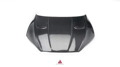 Audi RS5 S5 A5 B9 B9.5 2017 2018 2019 2020 2021 2022 2023 2024 with Aftermarket Parts - AE Style Hood Bonnet Carbon Fiber from ArmorExtend