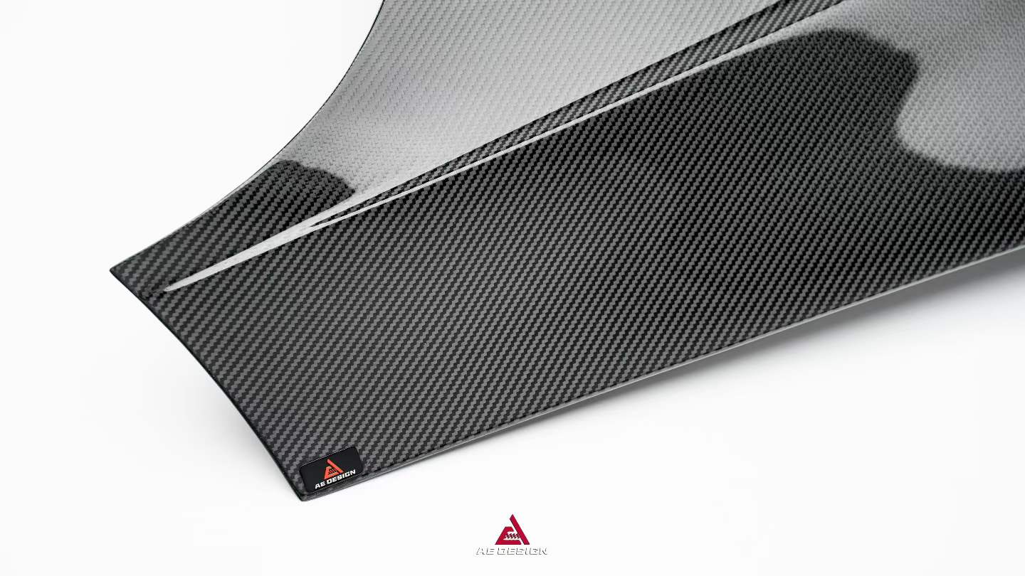 Audi RS5 S5 A5 B9 B9.5 2017 2018 2019 2020 2021 2022 2023 2024 with Aftermarket Parts - AE Style Hood Bonnet Carbon Fiber from ArmorExtend