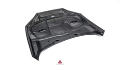 Audi RS5 S5 A5 B9 B9.5 2017 2018 2019 2020 2021 2022 2023 2024 with Aftermarket Parts - AE Style Hood Bonnet Carbon Fiber from ArmorExtend