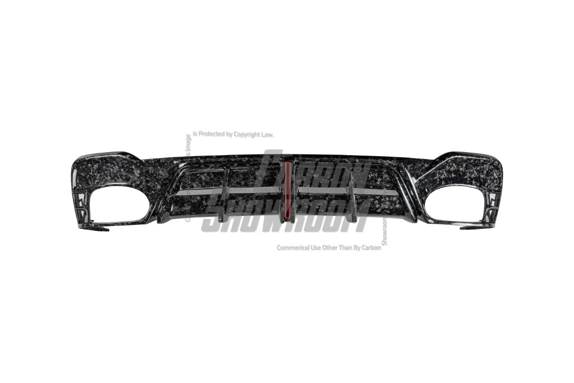 Audi RS6 C8 2020 2021 2022 2023 2024 & RS7 C8 2020 2021 2022 2023 2024 with Aftermarket Parts - AE Rear Diffuser & Canards?Carbon Fiber?from ArmorExtend