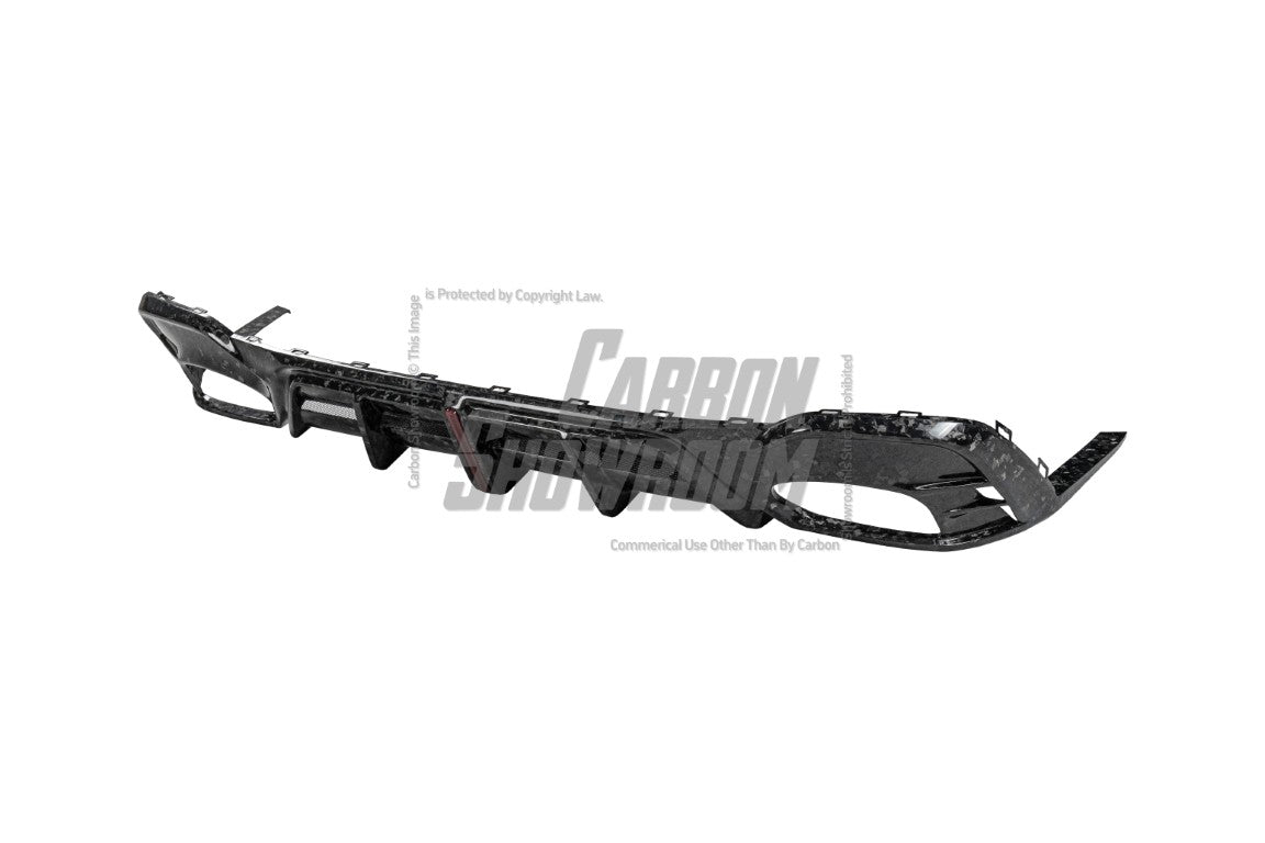 Audi RS6 C8 2020 2021 2022 2023 2024 & RS7 C8 2020 2021 2022 2023 2024 with Aftermarket Parts - AE Rear Diffuser & Canards?Carbon Fiber?from ArmorExtend