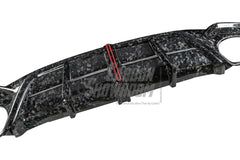 Audi RS6 C8 2020 2021 2022 2023 2024 & RS7 C8 2020 2021 2022 2023 2024 with Aftermarket Parts - AE Rear Diffuser & Canards?Carbon Fiber?from ArmorExtend