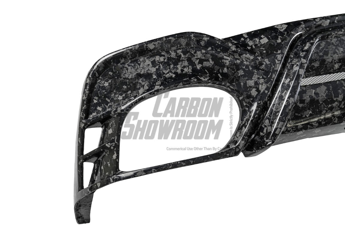 Audi RS6 C8 2020 2021 2022 2023 2024 & RS7 C8 2020 2021 2022 2023 2024 with Aftermarket Parts - AE Rear Diffuser & Canards?Carbon Fiber?from ArmorExtend