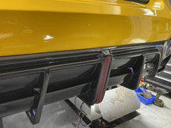 Audi RS6 C8 2020 2021 2022 2023 2024 & RS7 C8 2020 2021 2022 2023 2024 with Aftermarket Parts - AE Rear Diffuser & Canards?Carbon Fiber?from ArmorExtend